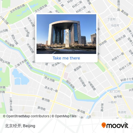 北京经开 map