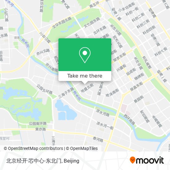 北京经开·芯中心-东北门 map