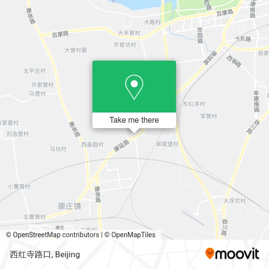 西红寺路口 map