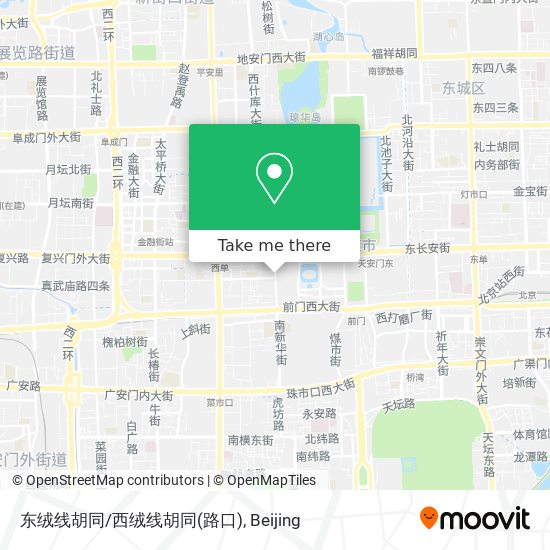 东绒线胡同/西绒线胡同(路口) map