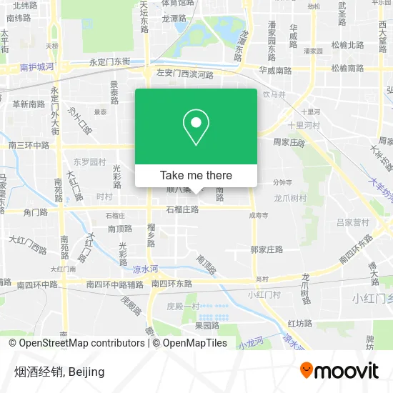 烟酒经销 map
