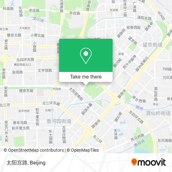 太阳宫路 map
