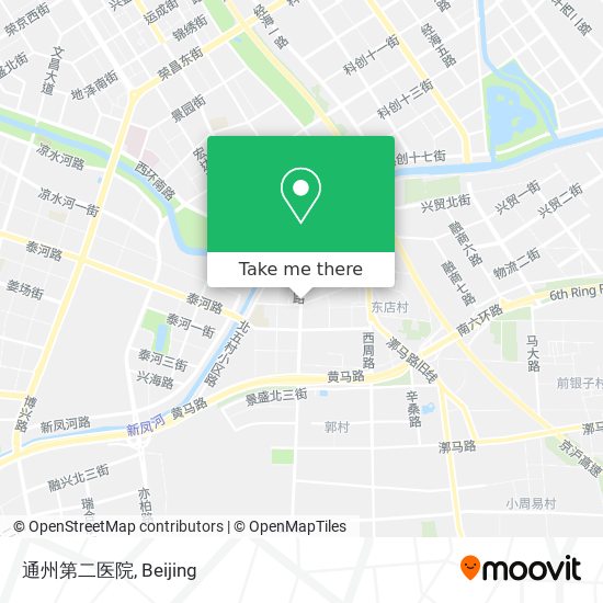 通州第二医院 map