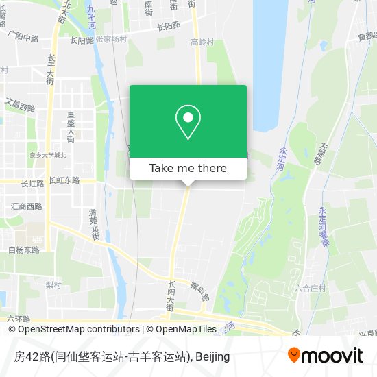 房42路(闫仙垡客运站-吉羊客运站) map