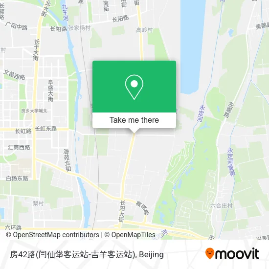 房42路(闫仙垡客运站-吉羊客运站) map