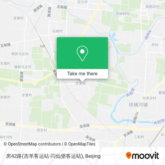 房42路(吉羊客运站-闫仙垡客运站) map