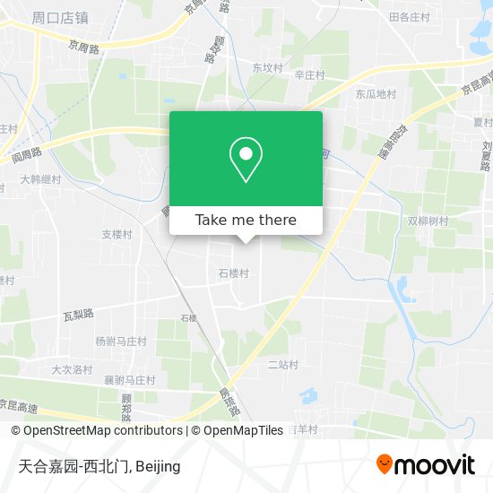 天合嘉园-西北门 map