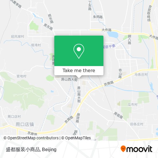 盛都服装小商品 map