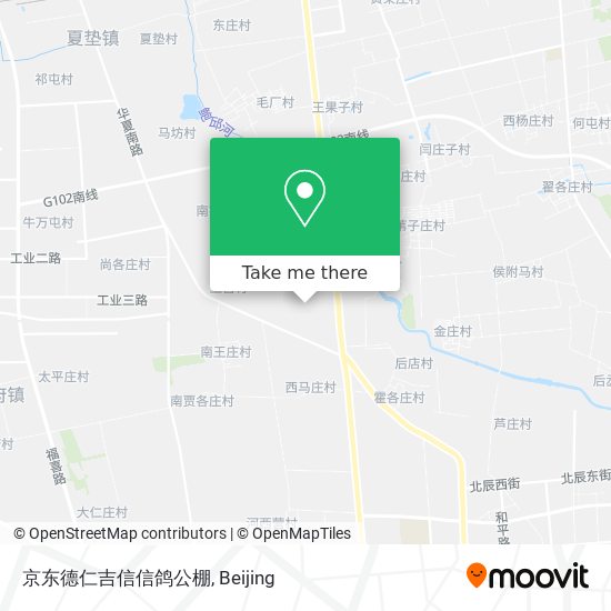 京东德仁吉信信鸽公棚 map
