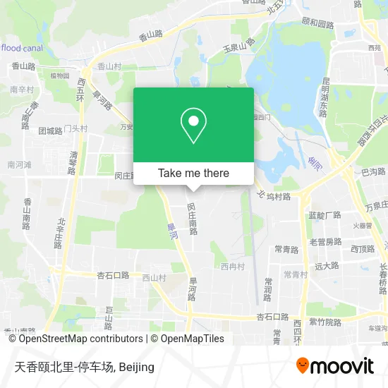 天香颐北里-停车场 map