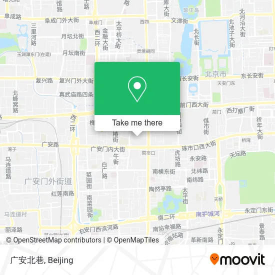 广安北巷 map