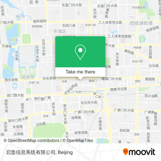 启蛰信息系统有限公司 map