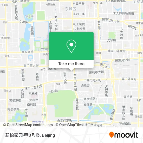 新怡家园-甲3号楼 map