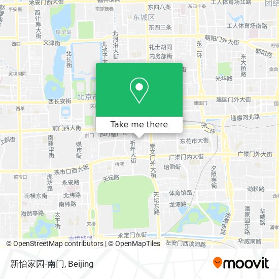 新怡家园-南门 map