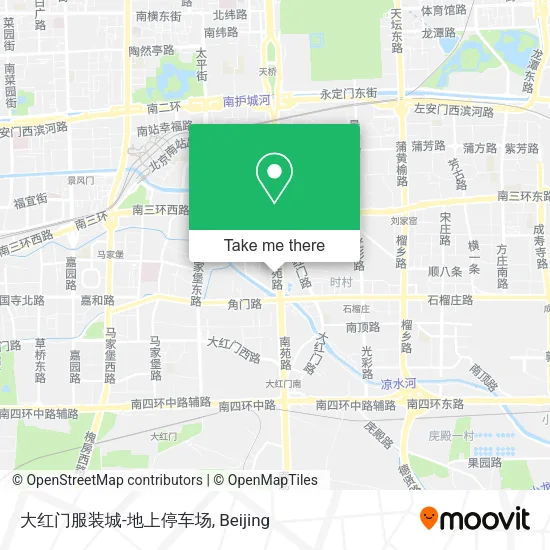 大红门服装城-地上停车场 map