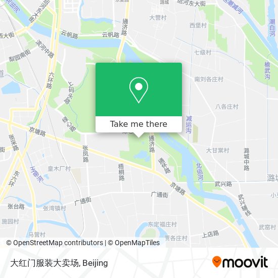 大红门服装大卖场 map