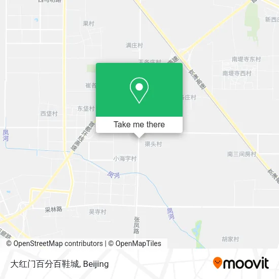 大红门百分百鞋城 map