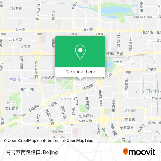 马官营南路路口 map