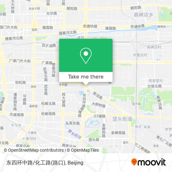 东四环中路/化工路(路口) map