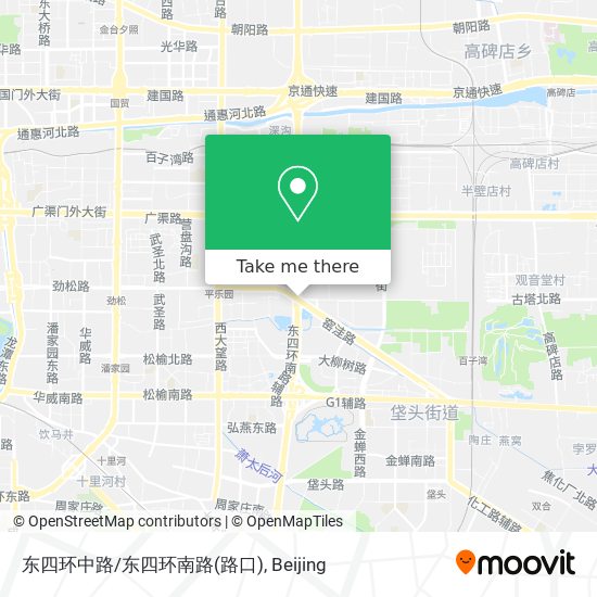 东四环中路/东四环南路(路口) map