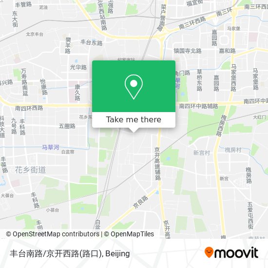 丰台南路/京开西路(路口) map