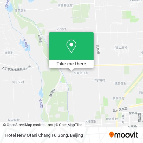 Hotel New Otani Chang Fu Gong map