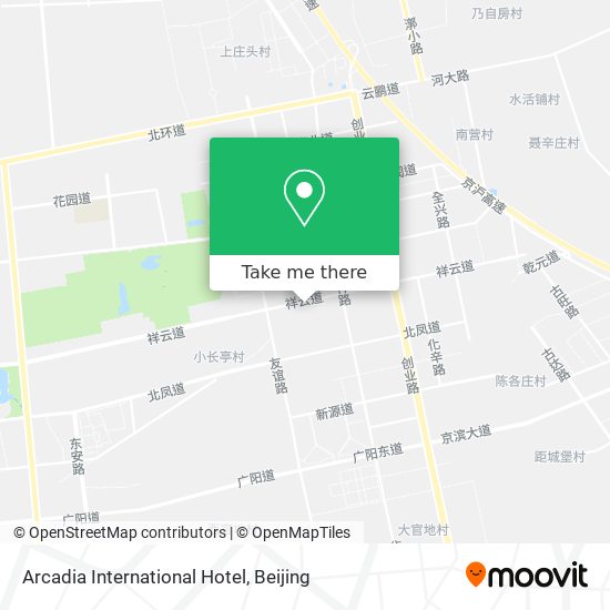 Arcadia International Hotel map