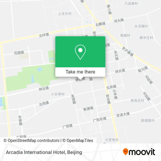 Arcadia International Hotel map