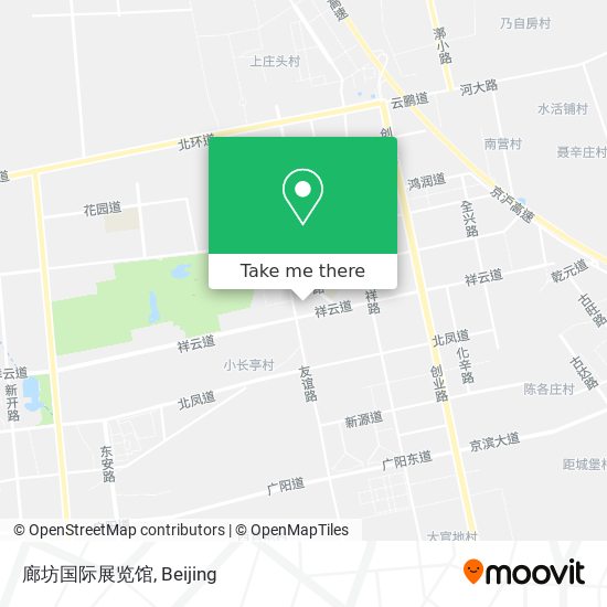 廊坊国际展览馆 map