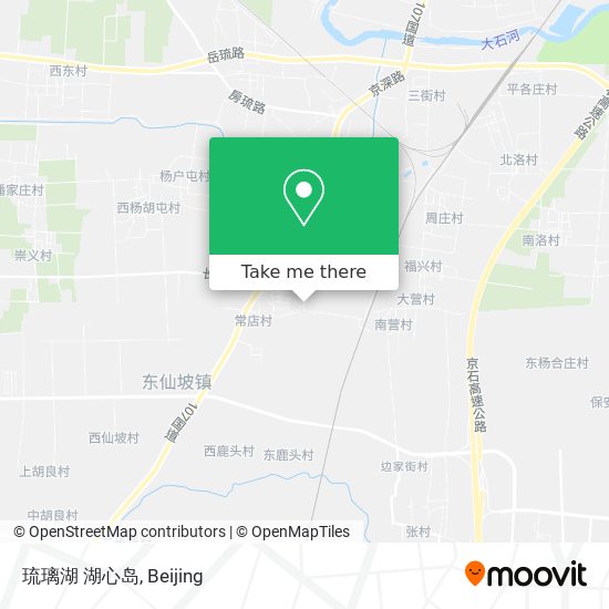 琉璃湖 湖心岛 map