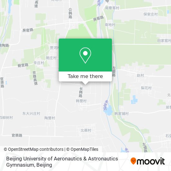 Beijing University of Aeronautics & Astronautics Gymnasium map