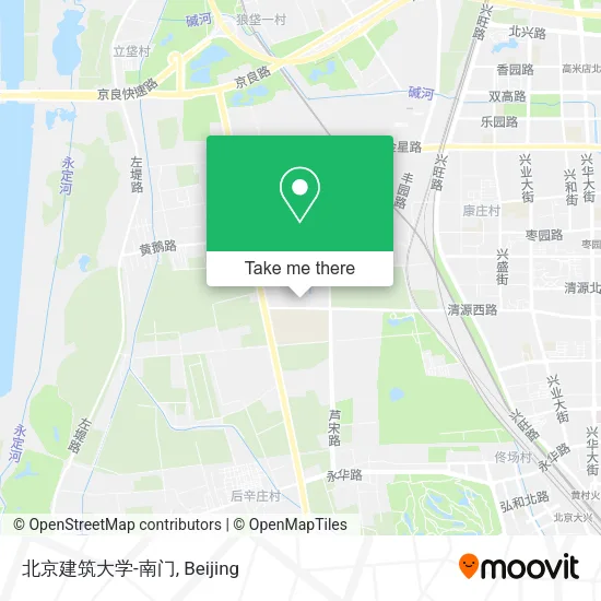 北京建筑大学-南门 map