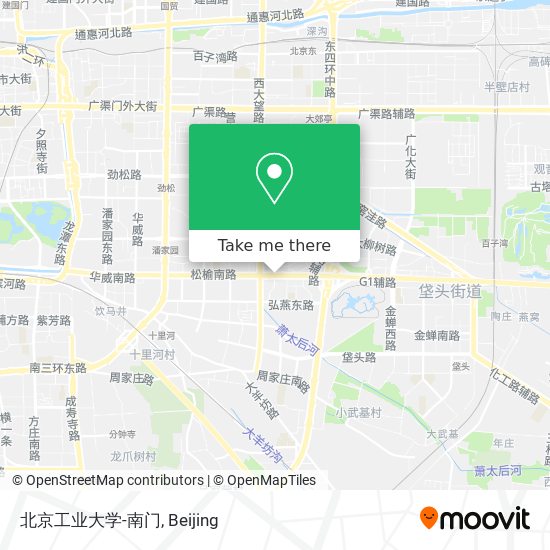 北京工业大学-南门 map