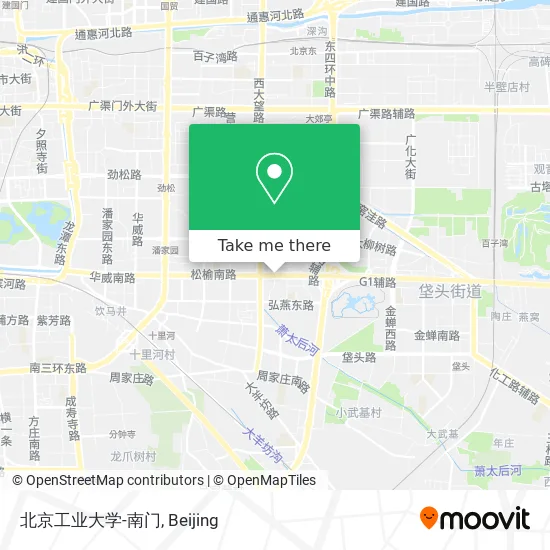 北京工业大学-南门 map