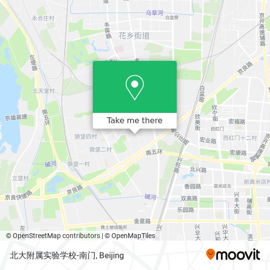 北大附属实验学校-南门 map