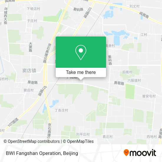 BWI Fangshan Operation map