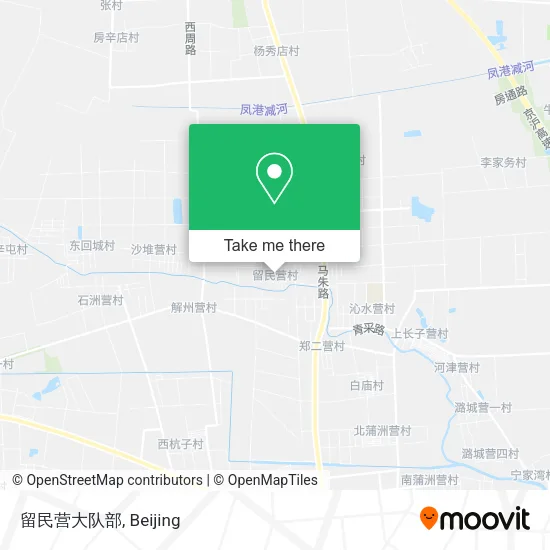 留民营大队部 map