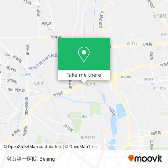 房山第一医院 map