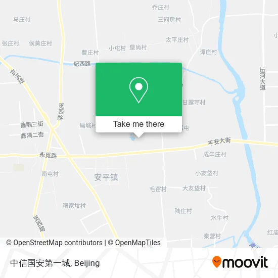 中信国安第一城 map