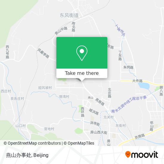 燕山办事处 map