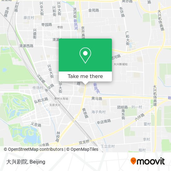 大兴剧院 map