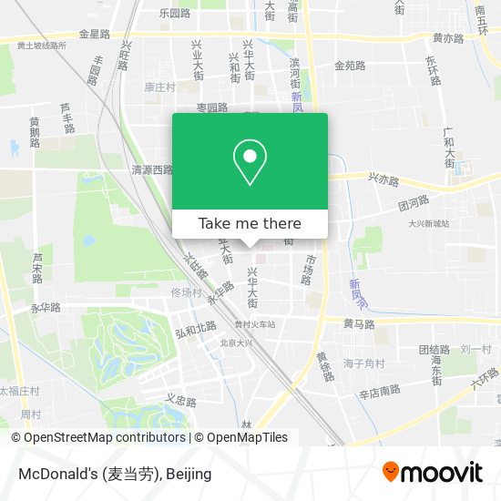 McDonald's (麦当劳) map