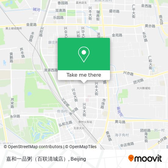 嘉和一品粥（百联清城店） map