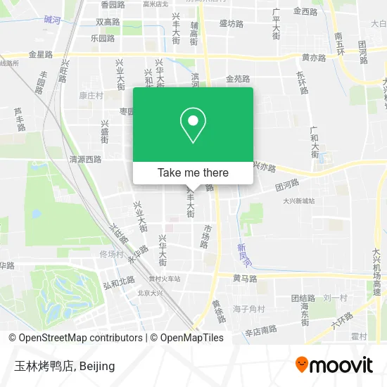 玉林烤鸭店 map