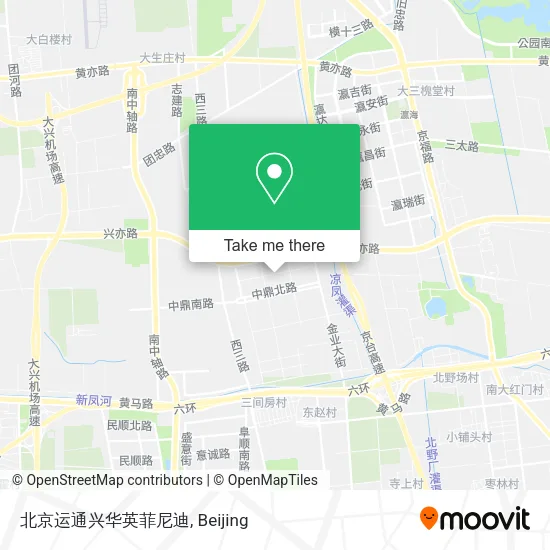 北京运通兴华英菲尼迪 map