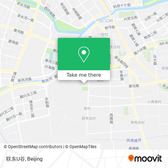 联东U谷 map