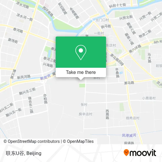 联东U谷 map