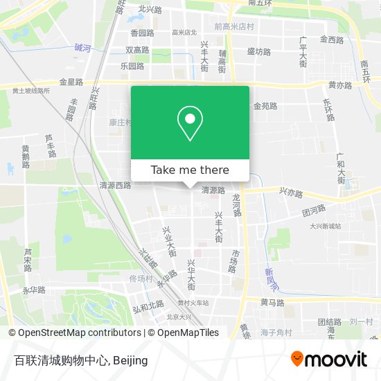 百联清城购物中心 map