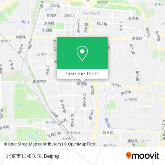 北京市仁和医院 map