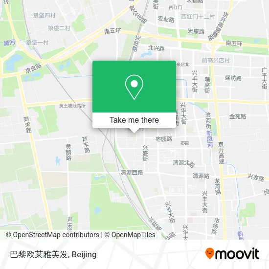巴黎欧莱雅美发 map